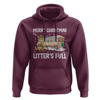 Funny Merry Christmas Litter's Full Cat Parody Hoodie Xmas Movie - Wonder Print Shop