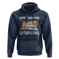 Funny Merry Christmas Litter's Full Cat Parody Hoodie Xmas Movie - Wonder Print Shop