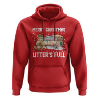 Funny Merry Christmas Litter's Full Cat Parody Hoodie Xmas Movie - Wonder Print Shop
