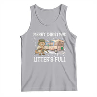 Funny Merry Christmas Litter's Full Cat Parody Tank Top Xmas Movie - Wonder Print Shop