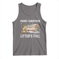 Funny Merry Christmas Litter's Full Cat Parody Tank Top Xmas Movie - Wonder Print Shop