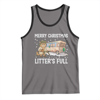 Funny Merry Christmas Litter's Full Cat Parody Tank Top Xmas Movie - Wonder Print Shop