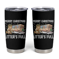 Funny Merry Christmas Litter's Full Cat Parody Tumbler Cup Xmas Movie - Wonder Print Shop