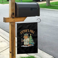 Funny Christmas Vacation Movie Litter's Full Cat Garden Flag Xmas Tree - Wonder Print Shop