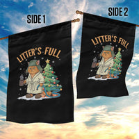 Funny Christmas Vacation Movie Litter's Full Cat Garden Flag Xmas Tree - Wonder Print Shop