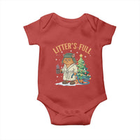 Funny Christmas Vacation Movie Litter's Full Cat Baby Onesie Xmas Tree - Wonder Print Shop