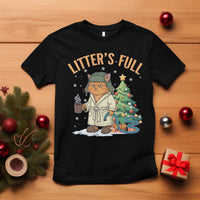 Funny Christmas Vacation Movie Litter's Full Cat T Shirt Xmas Tree - Wonder Print Shop