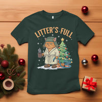 Funny Christmas Vacation Movie Litter's Full Cat T Shirt Xmas Tree - Wonder Print Shop