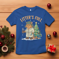 Funny Christmas Vacation Movie Litter's Full Cat T Shirt Xmas Tree - Wonder Print Shop