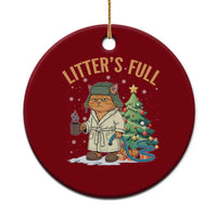 Funny Christmas Vacation Movie Litter's Full Cat Ceramic Ornament Xmas Tree - Wonder Print Shop