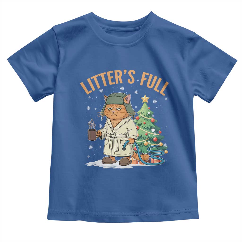 Funny Christmas Vacation Movie Litter's Full Cat Toddler T Shirt Xmas Tree - Wonder Print Shop
