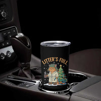 Funny Christmas Vacation Movie Litter's Full Cat Tumbler Cup Xmas Tree - Wonder Print Shop