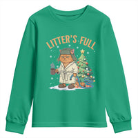Funny Christmas Vacation Movie Litter's Full Cat Youth Sweatshirt Xmas Tree - Wonder Print Shop