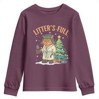 Funny Christmas Vacation Movie Litter's Full Cat Youth Sweatshirt Xmas Tree - Wonder Print Shop
