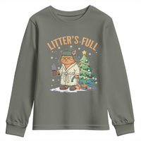 Funny Christmas Vacation Movie Litter's Full Cat Youth Sweatshirt Xmas Tree - Wonder Print Shop