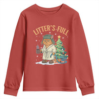 Funny Christmas Vacation Movie Litter's Full Cat Youth Sweatshirt Xmas Tree - Wonder Print Shop