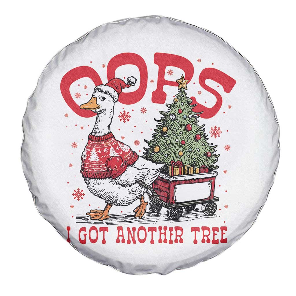 Funny Oops I Got Another Tree Funny Christmas Goose Spare Tire Cover - Wonder Print Shop