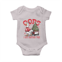 Funny Oops I Got Another Tree Funny Christmas Goose Baby Onesie - Wonder Print Shop