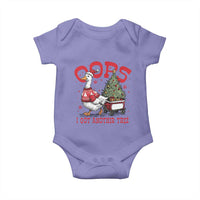 Funny Oops I Got Another Tree Funny Christmas Goose Baby Onesie - Wonder Print Shop