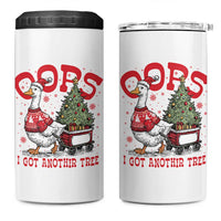 Funny Oops I Got Another Tree Funny Christmas Goose 4 in 1 Can Cooler Tumbler - Wonder Print Shop