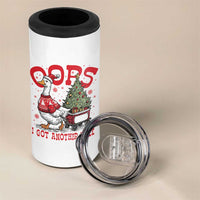 Funny Oops I Got Another Tree Funny Christmas Goose 4 in 1 Can Cooler Tumbler - Wonder Print Shop