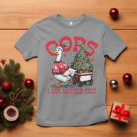 Funny Oops I Got Another Tree Funny Christmas Goose T Shirt - Wonder Print Shop