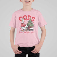 Funny Oops I Got Another Tree Funny Christmas Goose T Shirt For Kid - Wonder Print Shop