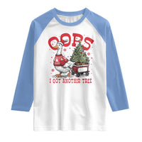 Funny Oops I Got Another Tree Funny Christmas Goose Raglan Shirt - Wonder Print Shop