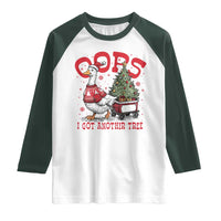 Funny Oops I Got Another Tree Funny Christmas Goose Raglan Shirt - Wonder Print Shop