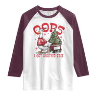 Funny Oops I Got Another Tree Funny Christmas Goose Raglan Shirt - Wonder Print Shop