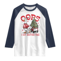 Funny Oops I Got Another Tree Funny Christmas Goose Raglan Shirt - Wonder Print Shop