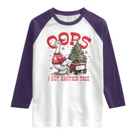 Funny Oops I Got Another Tree Funny Christmas Goose Raglan Shirt - Wonder Print Shop