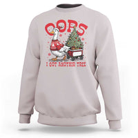 Funny Oops I Got Another Tree Funny Christmas Goose Sweatshirt - Wonder Print Shop