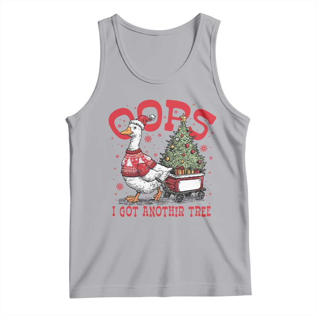 Funny Oops I Got Another Tree Funny Christmas Goose Tank Top - Wonder Print Shop