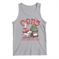 Funny Oops I Got Another Tree Funny Christmas Goose Tank Top - Wonder Print Shop