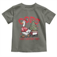 Funny Oops I Got Another Tree Funny Christmas Goose Toddler T Shirt - Wonder Print Shop