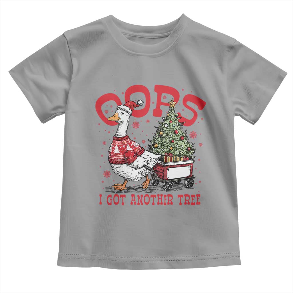 Funny Oops I Got Another Tree Funny Christmas Goose Toddler T Shirt - Wonder Print Shop
