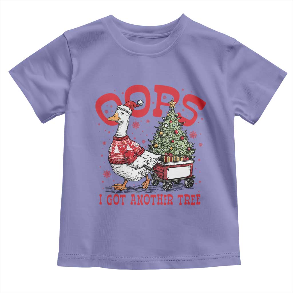 Funny Oops I Got Another Tree Funny Christmas Goose Toddler T Shirt - Wonder Print Shop