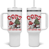 Funny Oops I Got Another Tree Funny Christmas Goose Tumbler With Handle - Wonder Print Shop