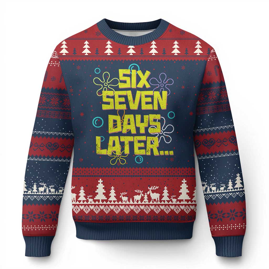 Funny 67 Days Later Ugly Christmas Sweater 67 Days Of School Meme Teacher - Wonder Print Shop