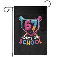 Funny 67 Days Of School Baseball Drip Garden Flag Six Seven Meme Gen Alpha - Wonder Print Shop