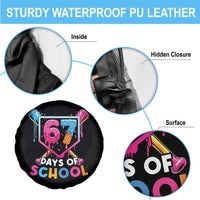 Funny 67 Days Of School Baseball Drip Spare Tire Cover Six Seven Meme Gen Alpha - Wonder Print Shop