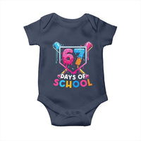 Funny 67 Days Of School Baseball Drip Baby Onesie Six Seven Meme Gen Alpha - Wonder Print Shop