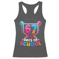 Funny 67 Days Of School Baseball Drip Racerback Tank Top Six Seven Meme Gen Alpha - Wonder Print Shop