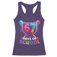Funny 67 Days Of School Baseball Drip Racerback Tank Top Six Seven Meme Gen Alpha - Wonder Print Shop