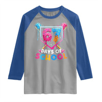 Funny 67 Days Of School Baseball Drip Raglan Shirt Six Seven Meme Gen Alpha - Wonder Print Shop