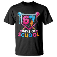 Funny 67 Days Of School Baseball Drip T Shirt Six Seven Meme Gen Alpha - Wonder Print Shop