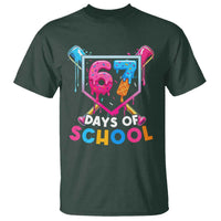 Funny 67 Days Of School Baseball Drip T Shirt Six Seven Meme Gen Alpha - Wonder Print Shop