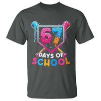 Funny 67 Days Of School Baseball Drip T Shirt Six Seven Meme Gen Alpha - Wonder Print Shop