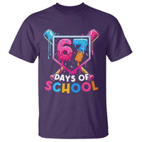 Funny 67 Days Of School Baseball Drip T Shirt Six Seven Meme Gen Alpha - Wonder Print Shop